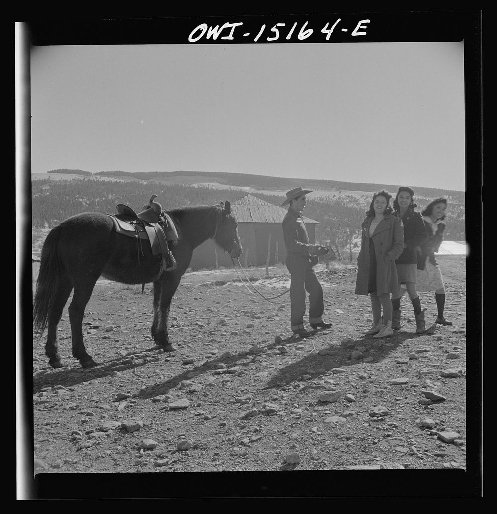 [Untitled photo, possibly related to: A Spanish-American rancher. Chacon, Mora County, New Mexico]. Sourced from the Library…