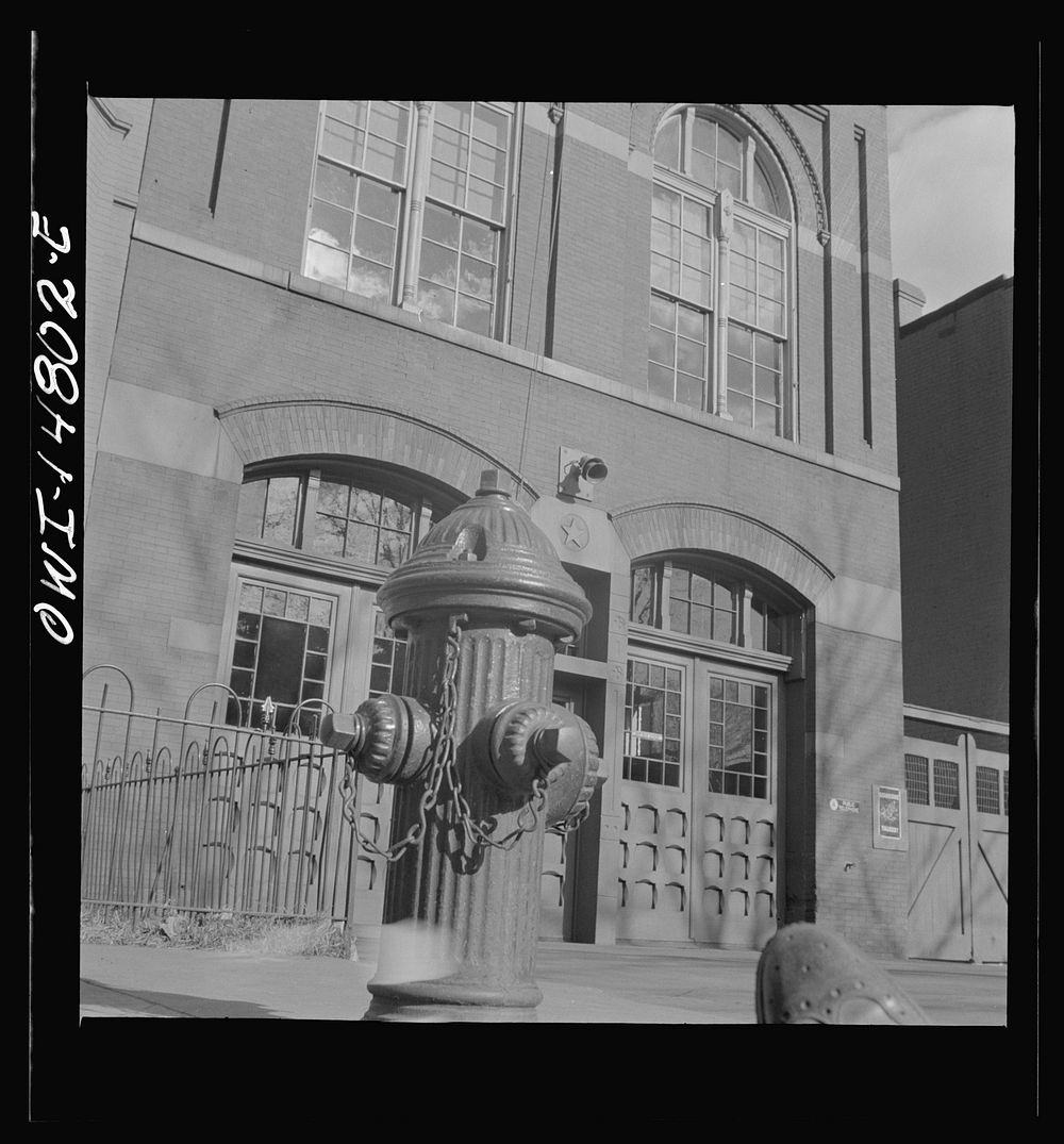 Washington, D.C. Fire engine house number four. Sourced from the Library of Congress.