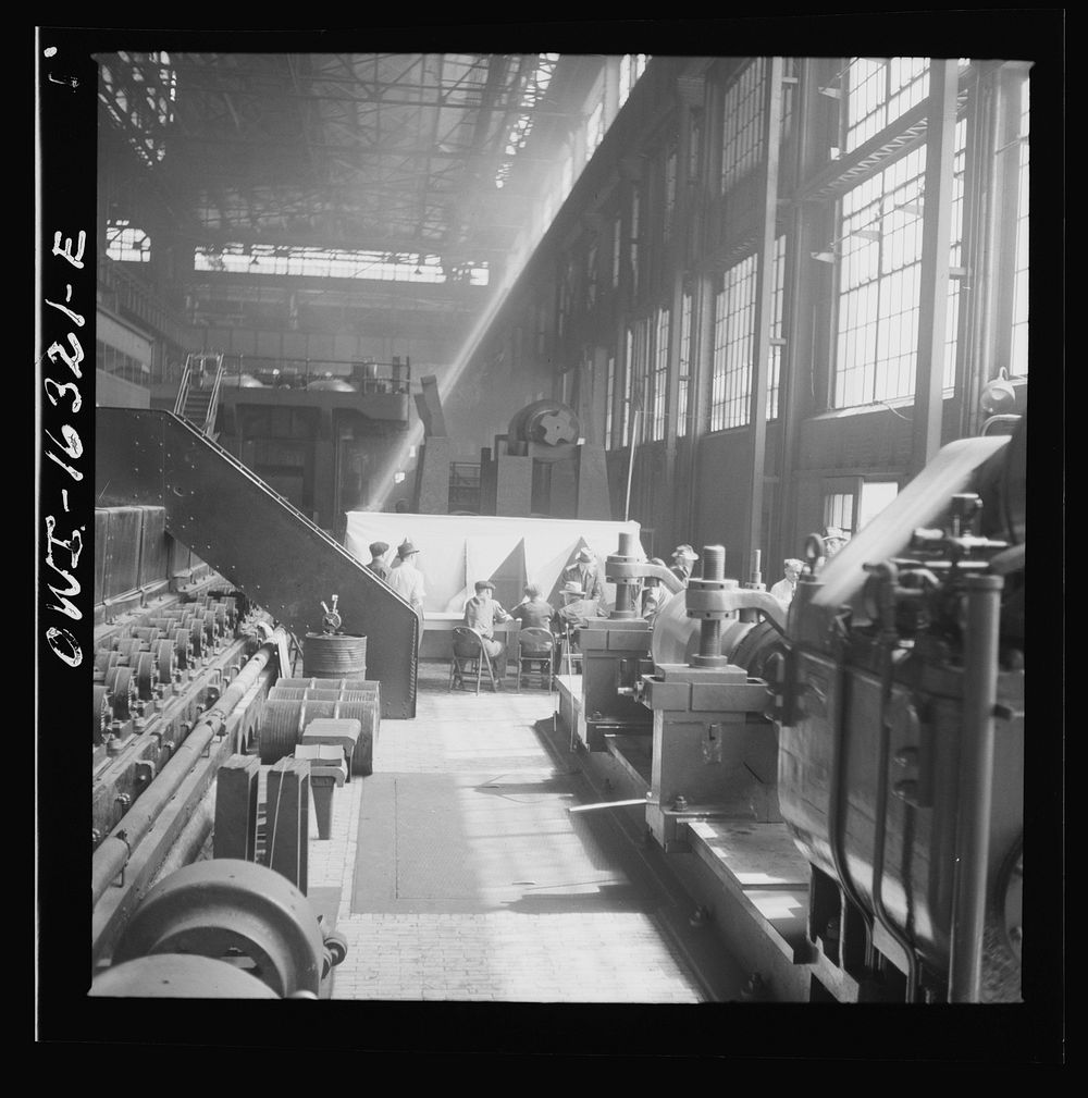 [Untitled photo, possibly related to: Dearborn, Michigan. National Labor Relations Board election for union representation…