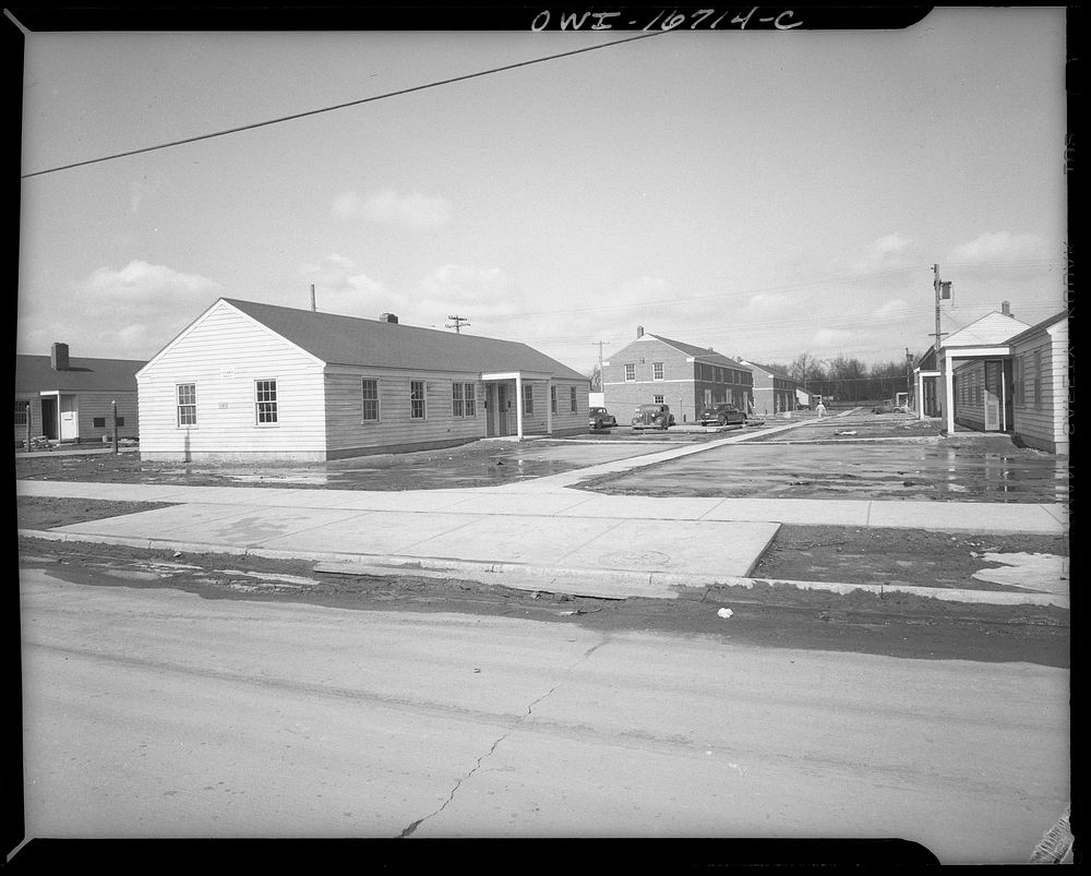 Detroit, Michigan. Sojourner Truth homes, a new U.S. federal housing project. Sourced from the Library of Congress.