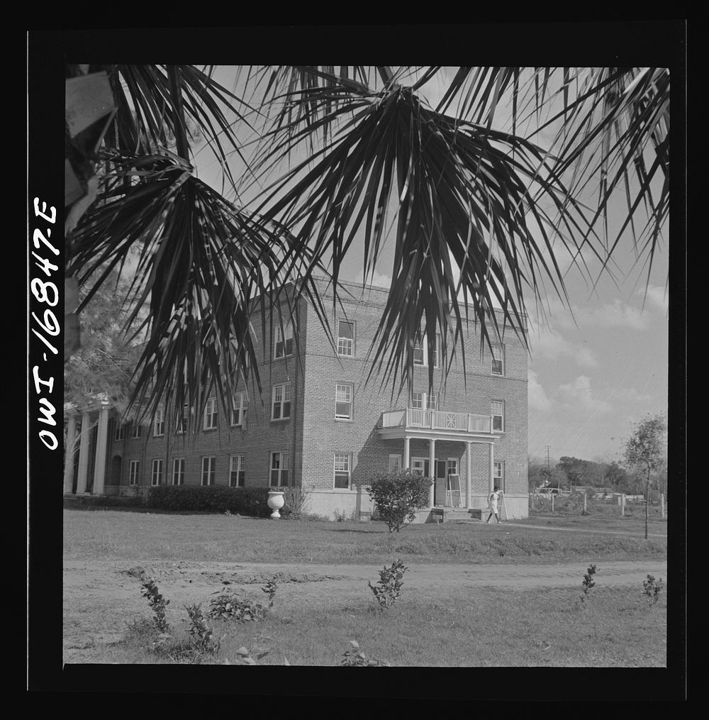 Daytona Beach, Florida. Bethune-Cookman College. The boys' dormitory. Sourced from the Library of Congress.