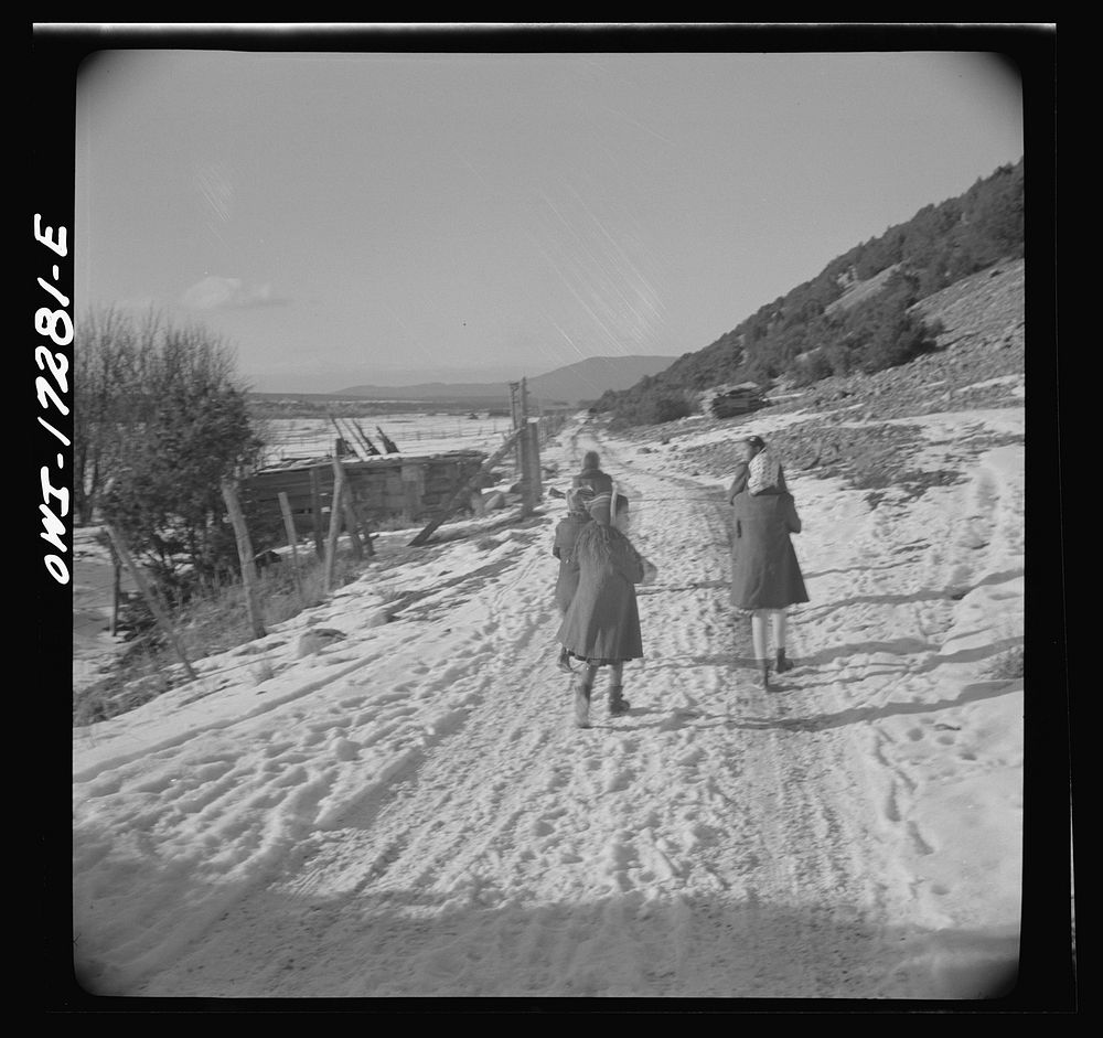 [Untitled photo, possibly related to: Penasco (vicinity), Taos County, New Mexico. Penasco valley]. Sourced from the Library…