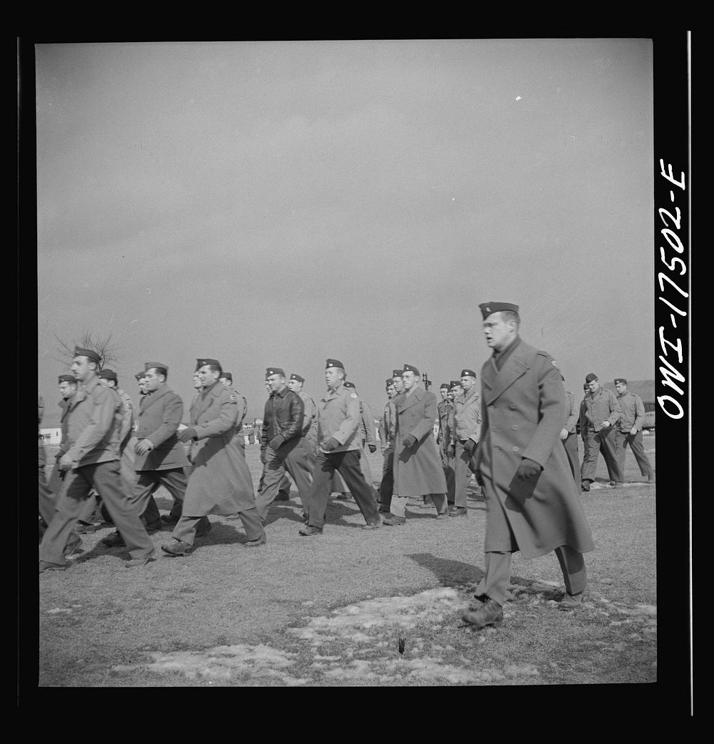 [Untitled photo, possibly related to:Carlisle, Pennsylvania. U.S. Army medical field service school. Army doctors drilling].…