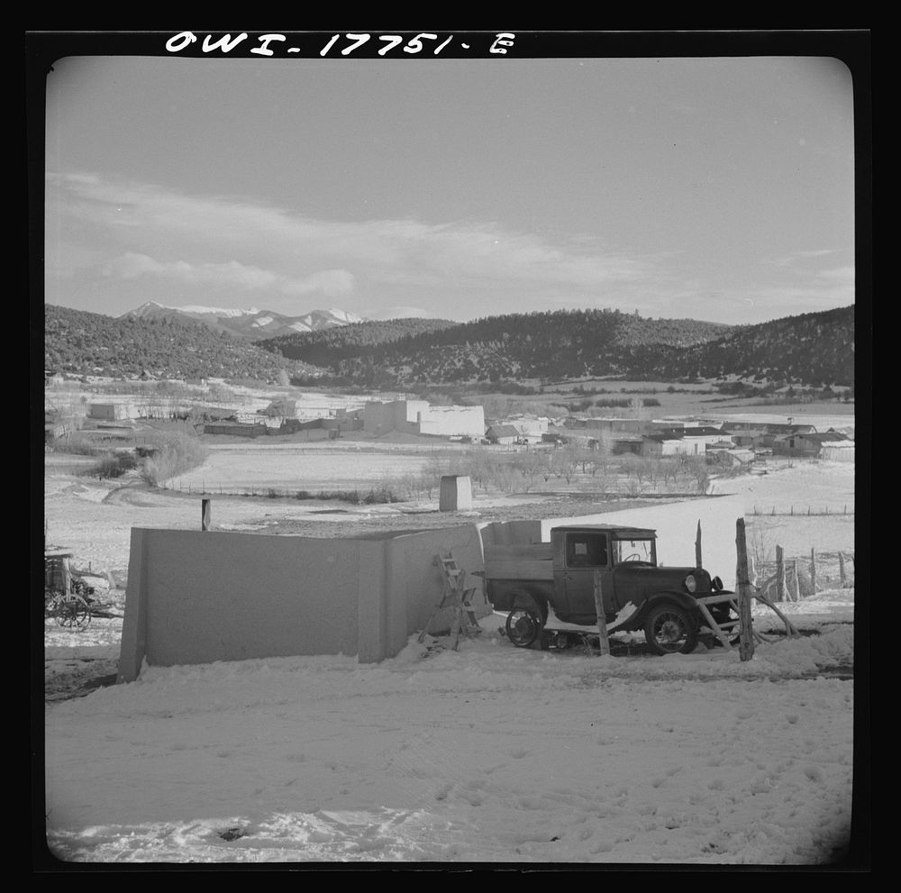 Trampas, Taos County, New Mexico. A Spanish-American village in the foothills of the Sangre de Cristo mountains dating back…