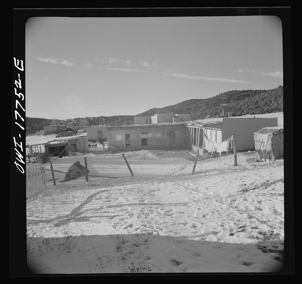 Trampas, Taos County, New Mexico. A Spanish-American village in the foothills of the Sangre de Cristo mountains dating back…