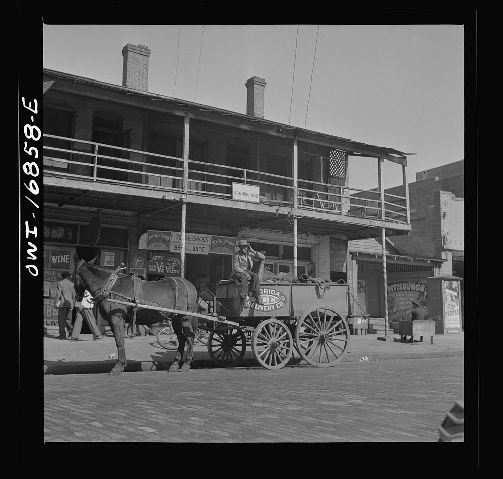 Jacksonville, Florida. Street scene in the  section. Sourced from the Library of Congress.