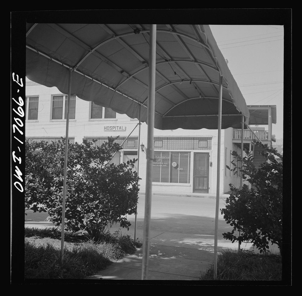 Daytona Beach, Florida. City hospital for es. Sourced from the Library of Congress.