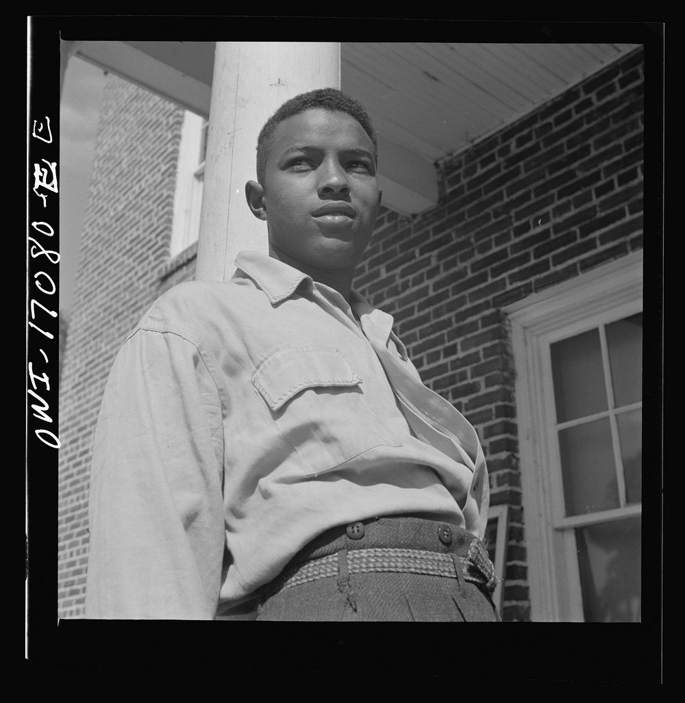 Daytona Beach, Florida. Bethune-Cookman College. A student. Sourced from the Library of Congress.