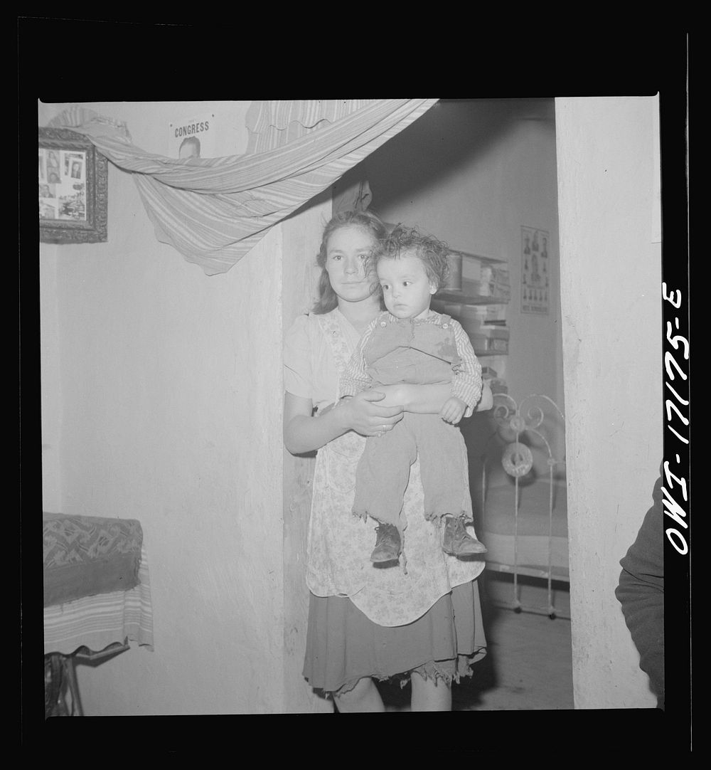 [Untitled photo, possibly related to: Vadito, New Mexico. A Spanish-American brother and sister]. Sourced from the Library…