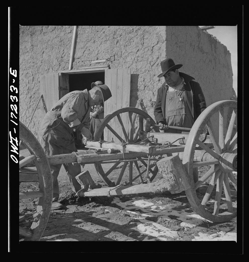 Penasco, Taos County, New Mexico. A smith shop. Sourced from the Library of Congress.
