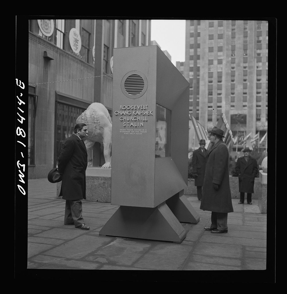 [Untitled photo, possibly related to: New York, New York. "United Nations" exhibition of photographs presented by the United…