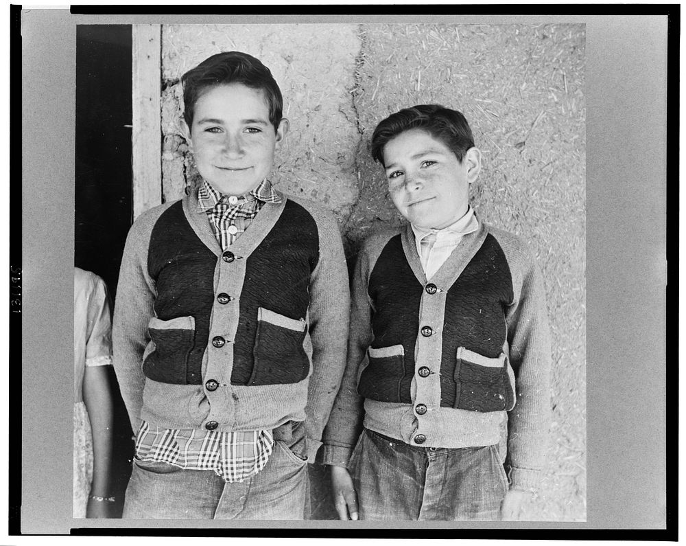 [Los Cordovas (vicinity), Taos County, New Mexico. Sons of a Spanish-American sheepman]. Sourced from the Library of…