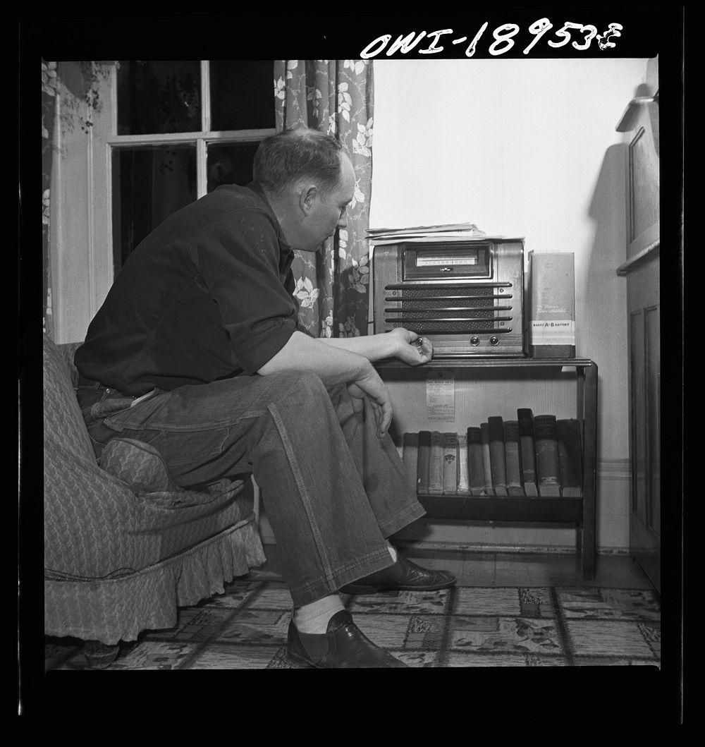 Moreno Valley, Colfax County, New Mexico. William Heck, a rancher, at his home. Sourced from the Library of Congress.