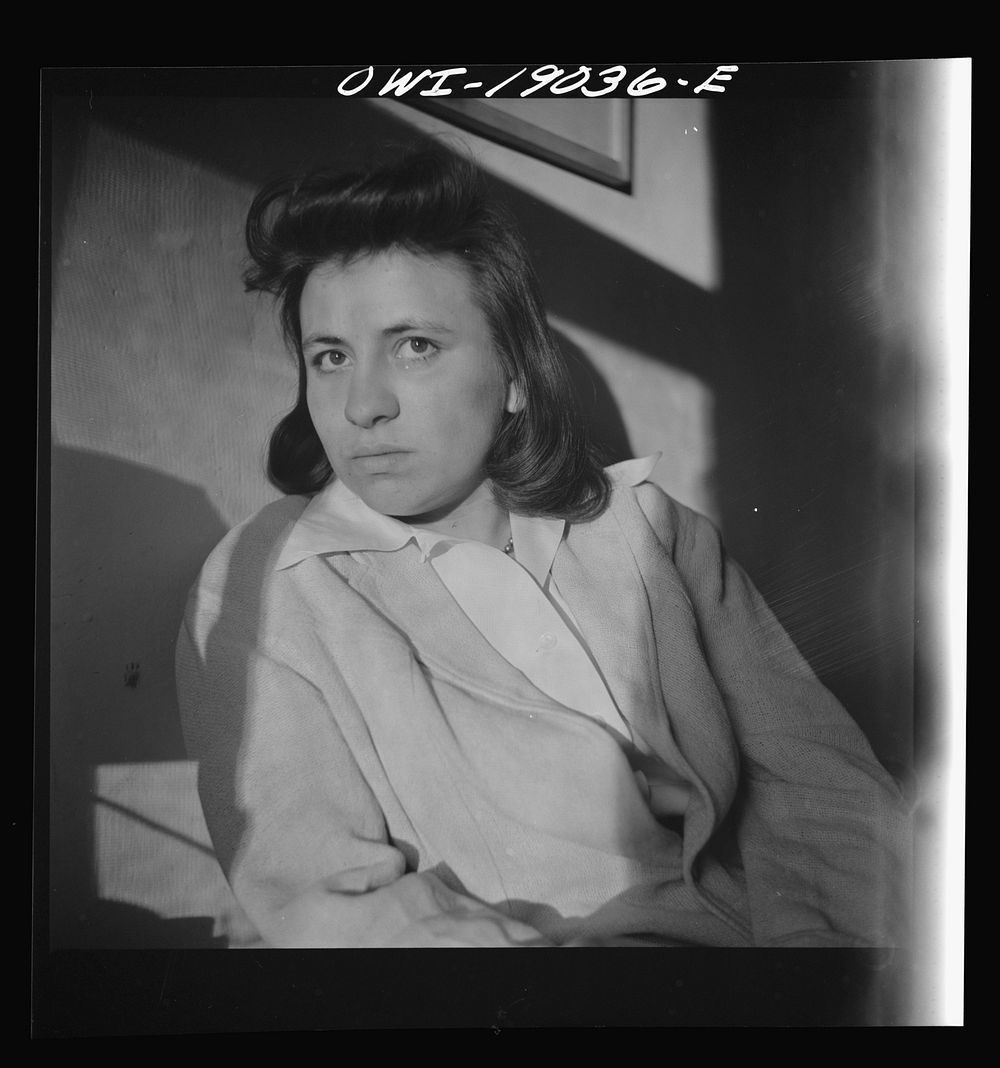[Untitled photo, possibly related to: Albuquerque, New Mexico. A second generation Anglo-American, Barbara Cottam]. Sourced…