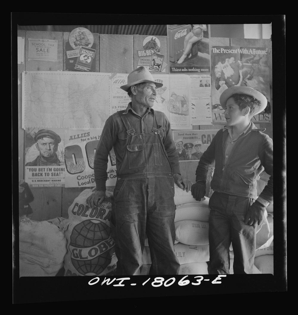 [Untitled photo, possibly related to: Trampas, New Mexico. General store]. Sourced from the Library of Congress.
