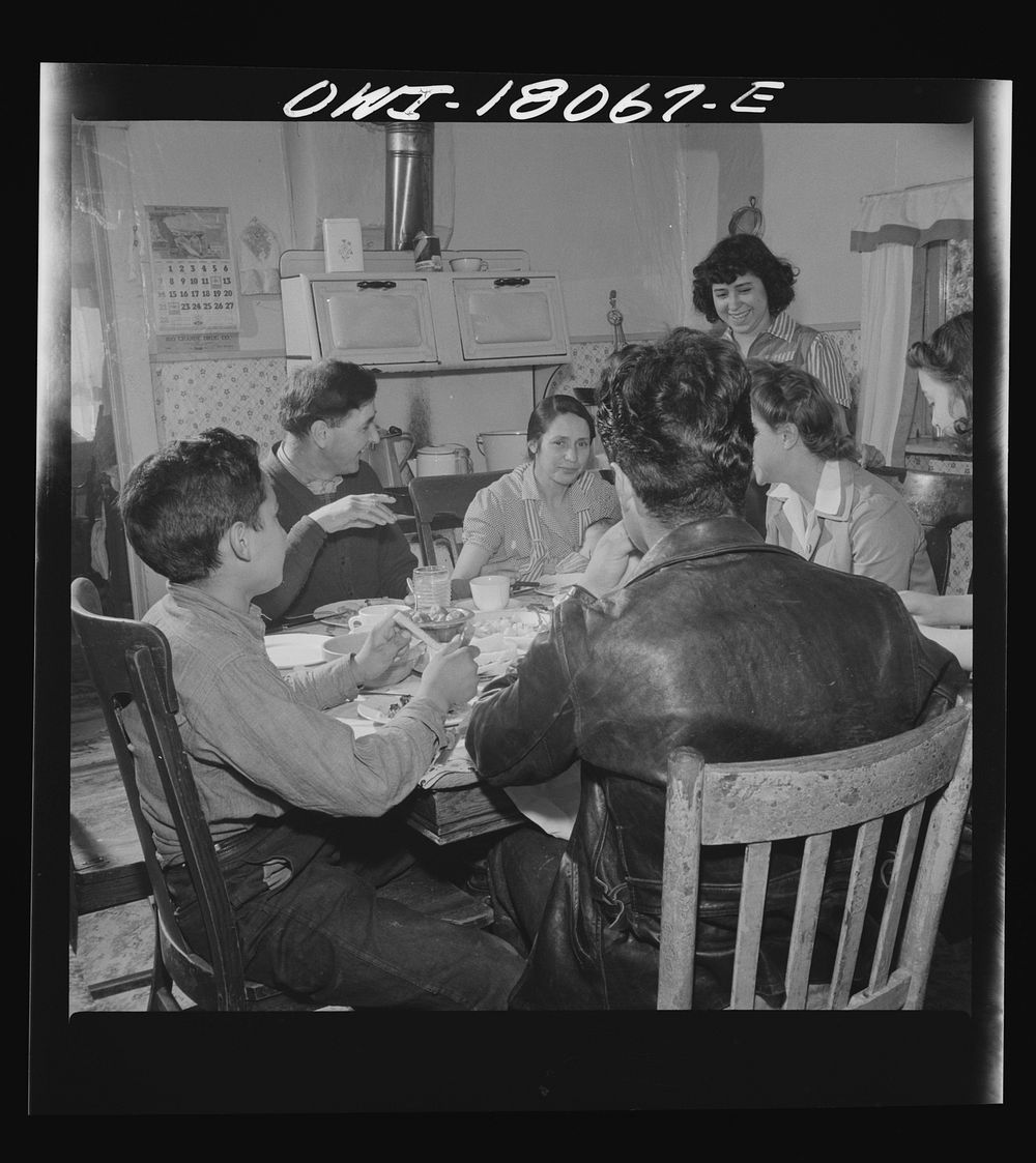 [Untitled photo, possibly related to: Questa (vicinity), New Mexico. Mary Lennard, a Red Cross nurse from the clinic…