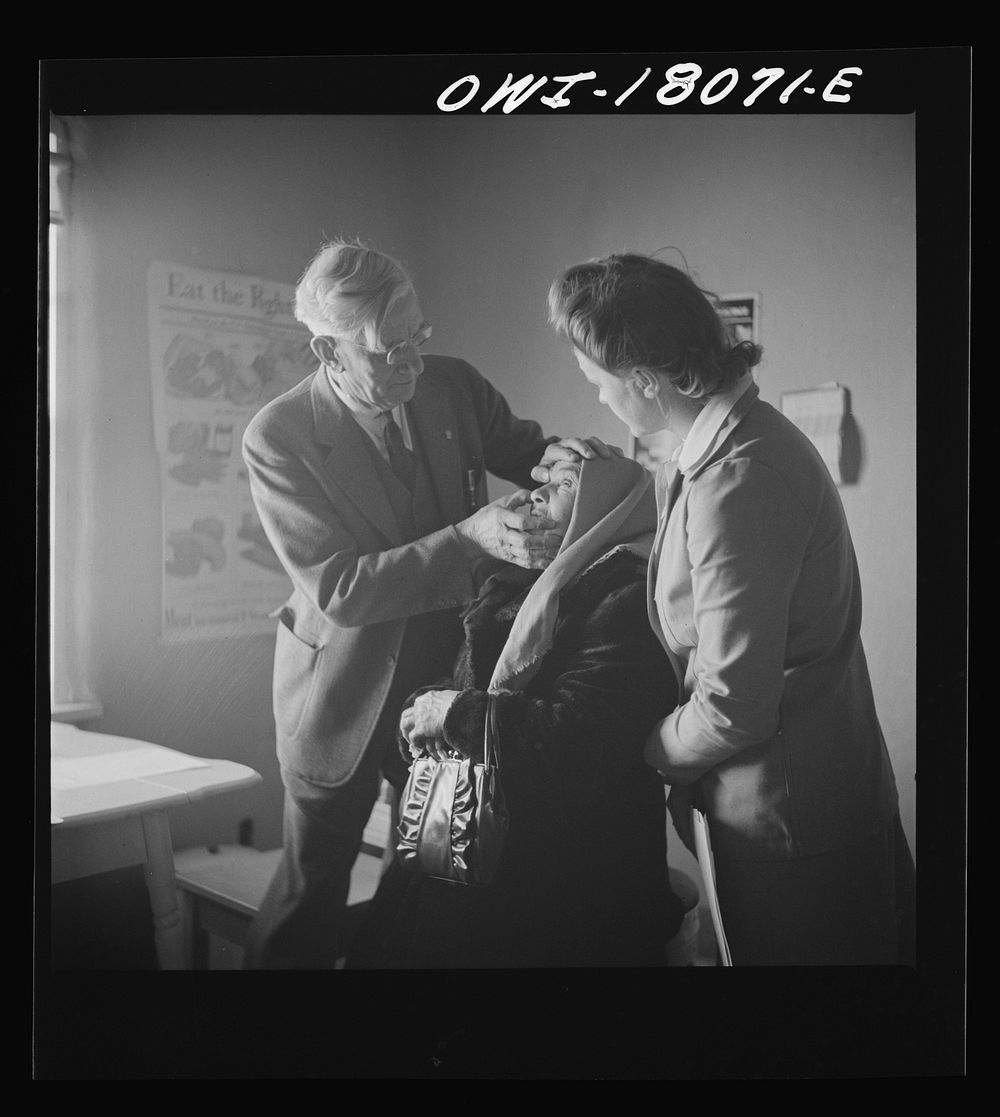 Questa (vicinity), New Mexico. Clinic operated by the Taos County cooperative health association. Sourced from the Library…