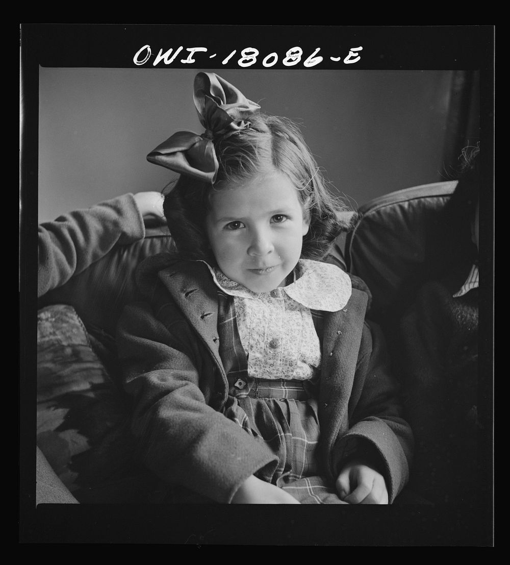 Questa, New Mexico. A Spanish-American girl, a patient at the clinic operated by the Taos County cooperative health…