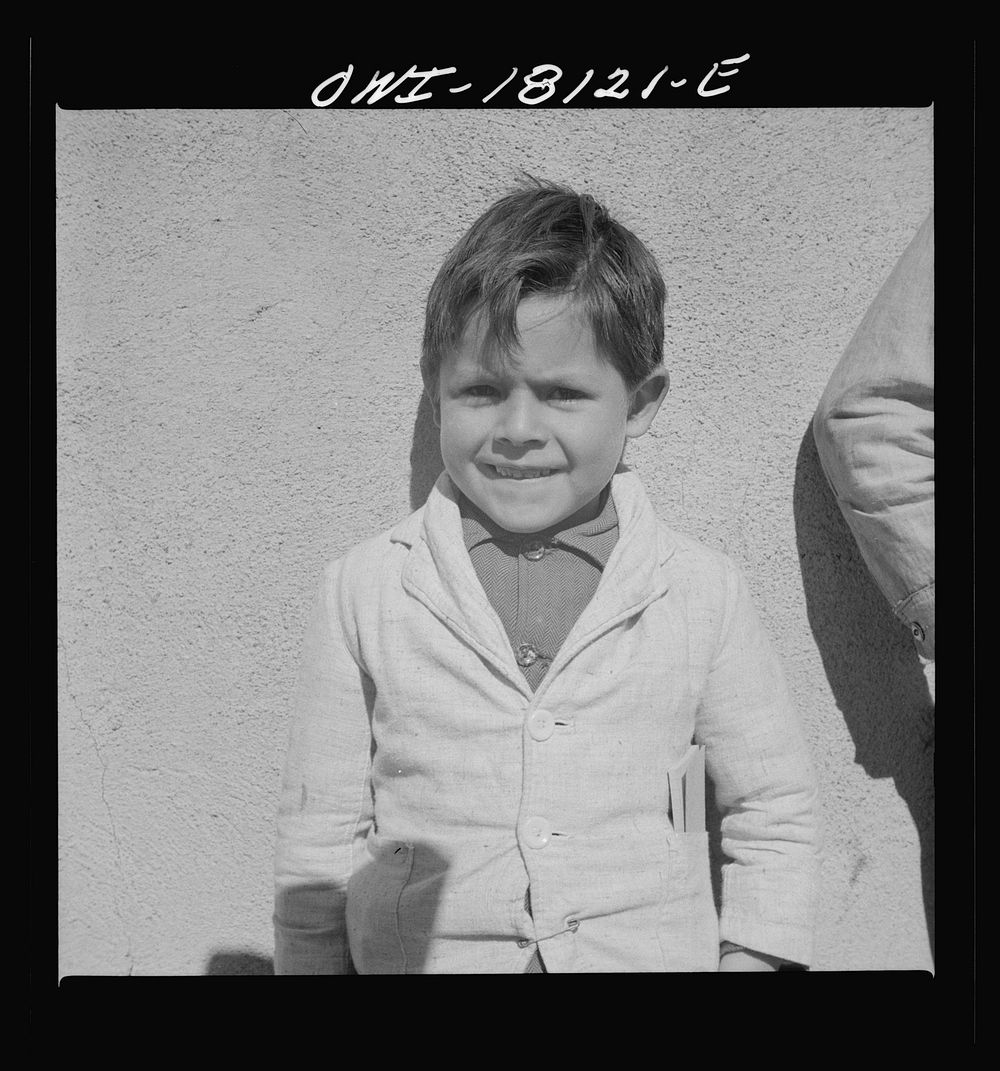 Questa, New Mexico. Grade school children. Sourced from the Library of Congress.