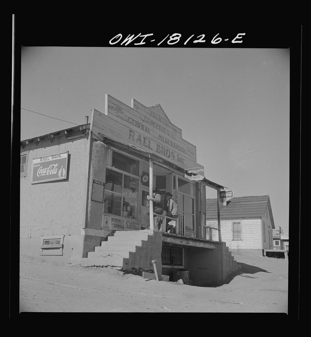 Questa, New Mexico. The general store. Sourced from the Library of Congress.