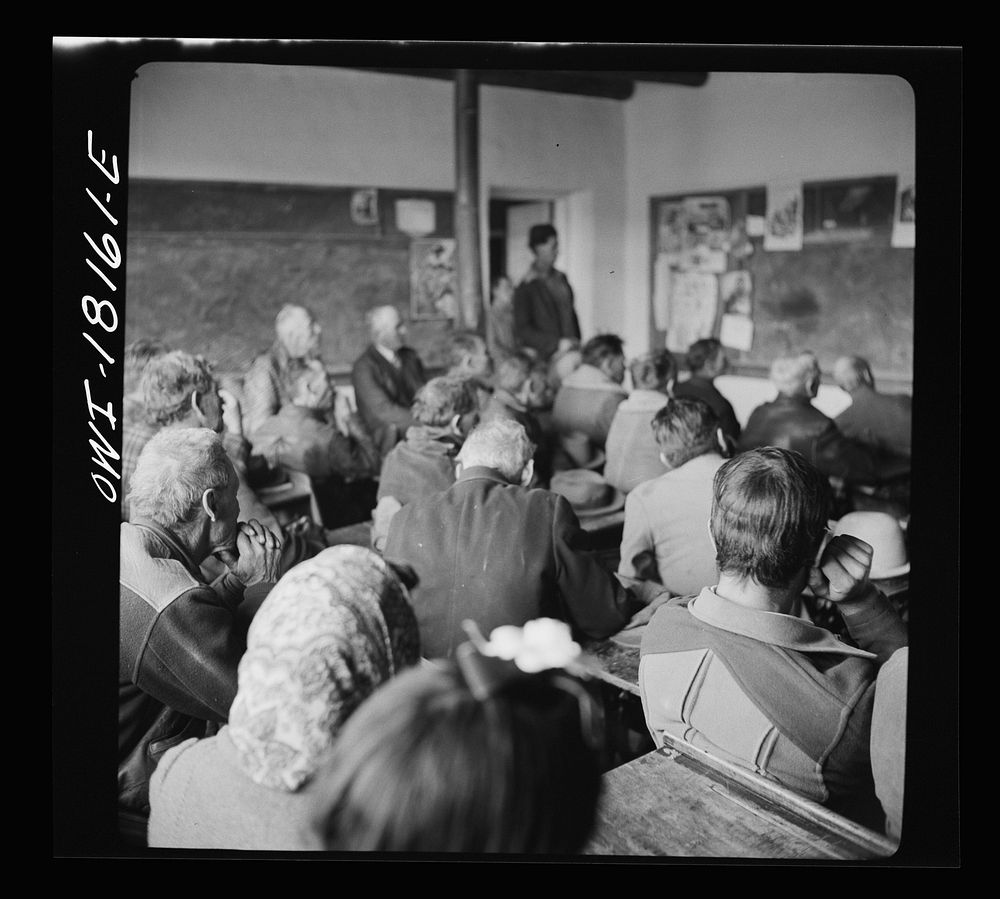 [Untitled photo, possibly related to: Chamisal, New Mexico. United States Agricultural Adjustment Administration…
