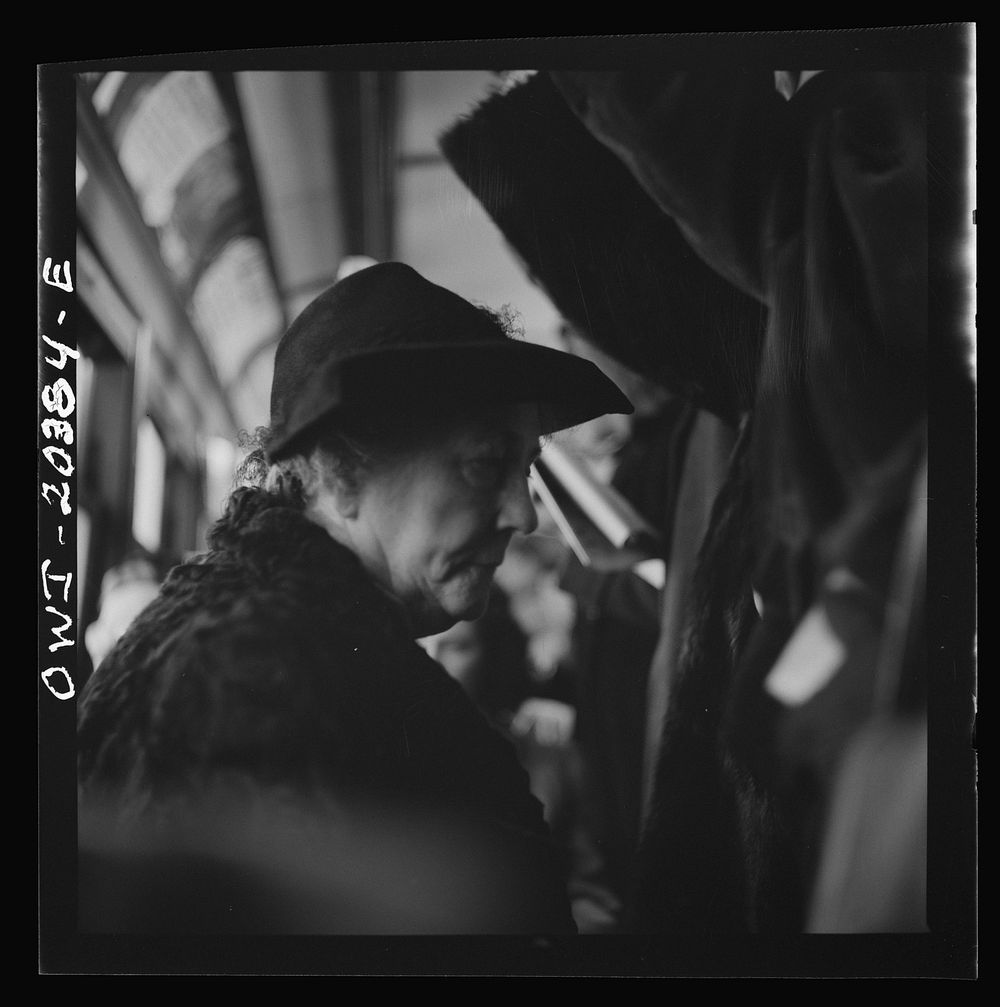[Untitled photo, possibly related to: Washington, D.C. Riding on a streetcar]. Sourced from the Library of Congress.