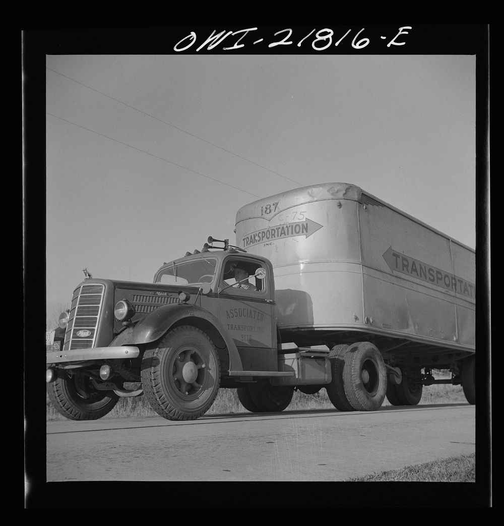 Montgomery, Alabama. Jim Bishop enroute from Atlanta to Montgomery, Alabama on U.S. Highway 29 in Georgia. Sourced from the…