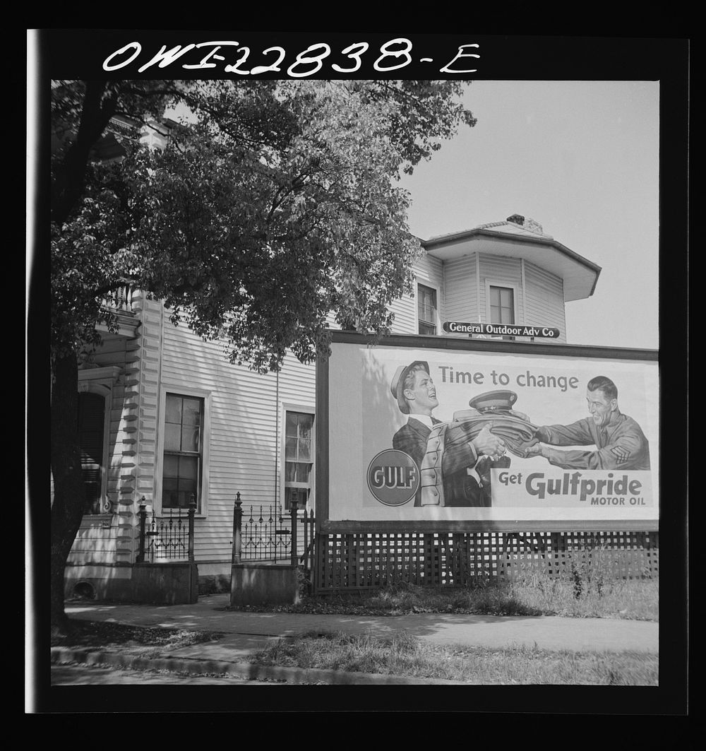 New Orleans, Louisiana. Gasoline advertisement. Sourced from the Library of Congress.