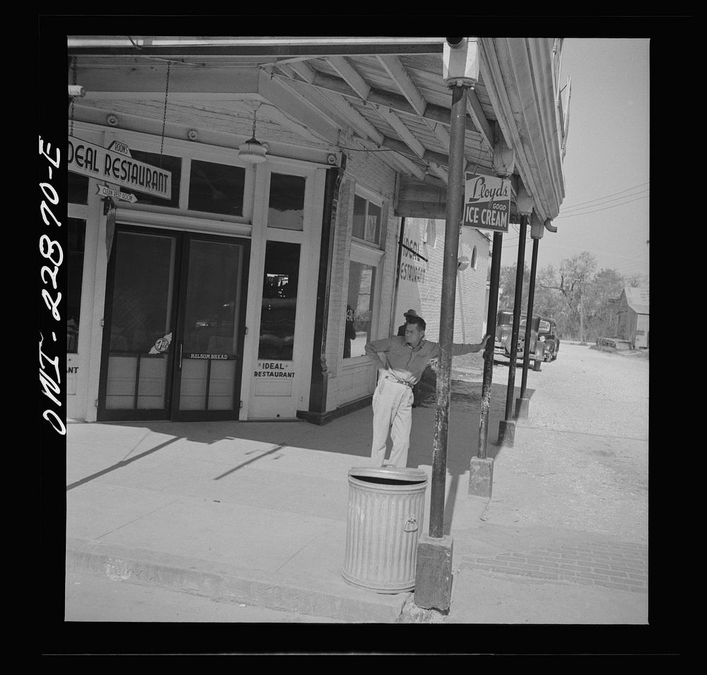 New Iberia, Louisiana. Street corner. Sourced from the Library of Congress.