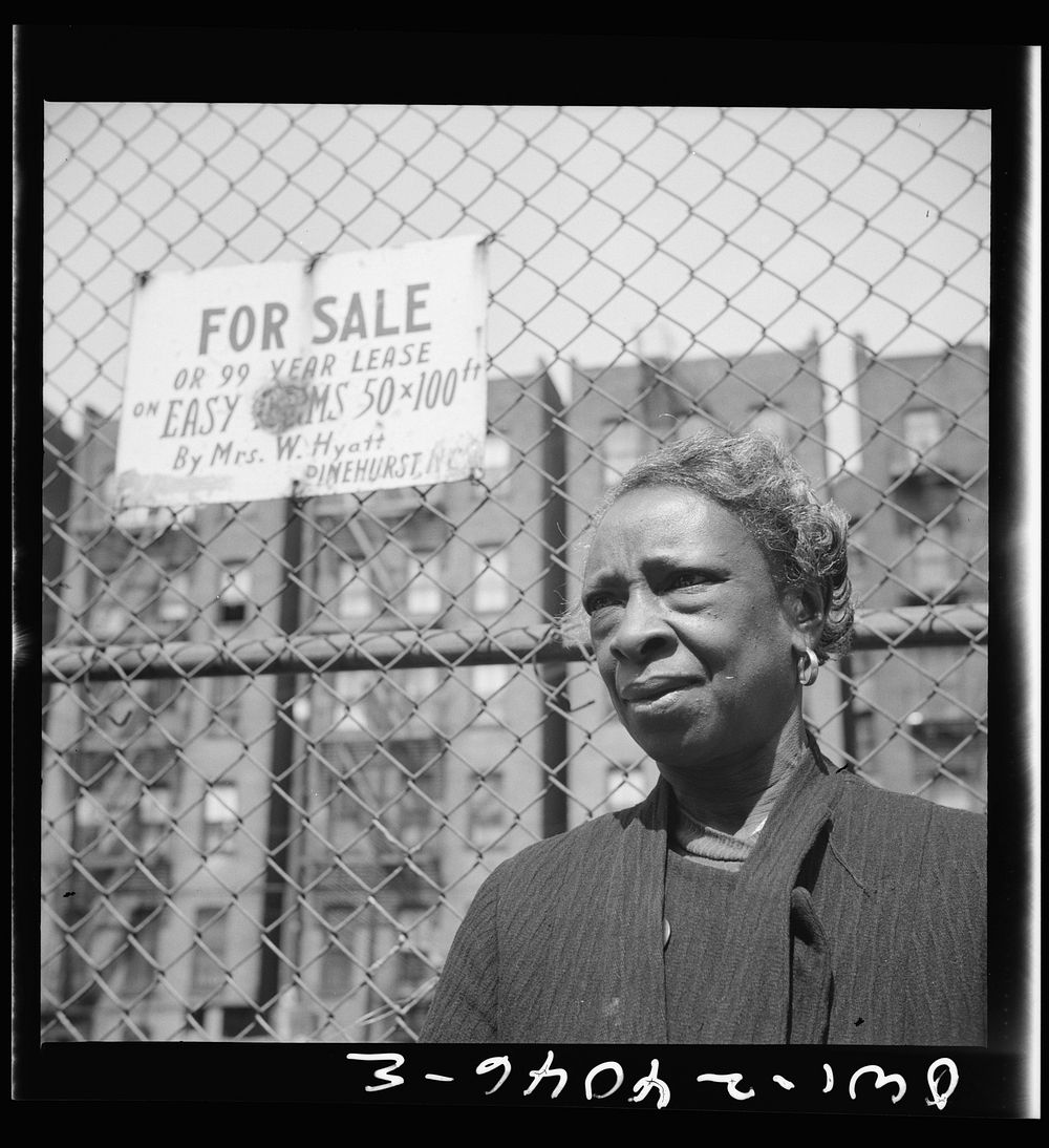 New York, New York. A Harlem resident. Sourced from the Library of Congress.
