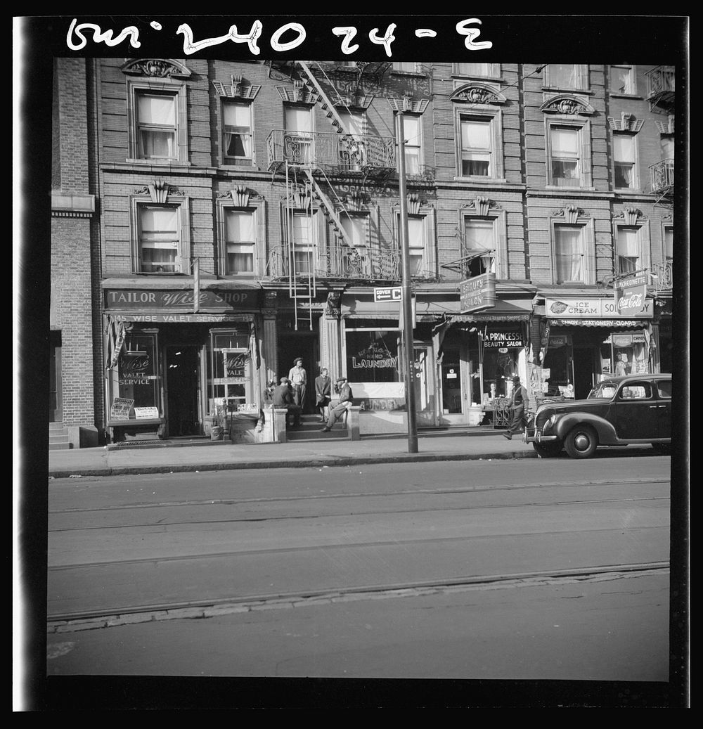 New York, New York. A tenament house in Harlem. Sourced from the Library of Congress.