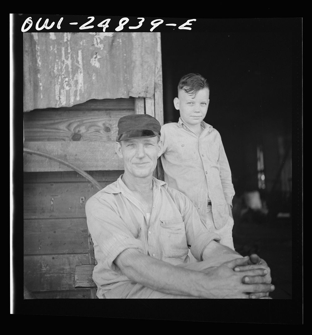 [Untitled photo, possibly related to: San Augustine, Texas. Blacksmith]. Sourced from the Library of Congress.