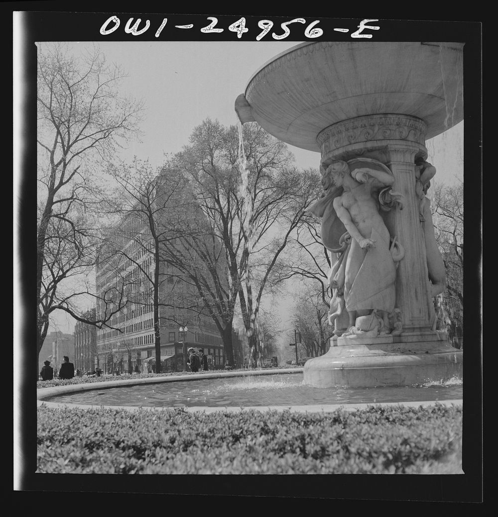 Washington, D.C. Dupont Circle. Sourced from the Library of Congress.