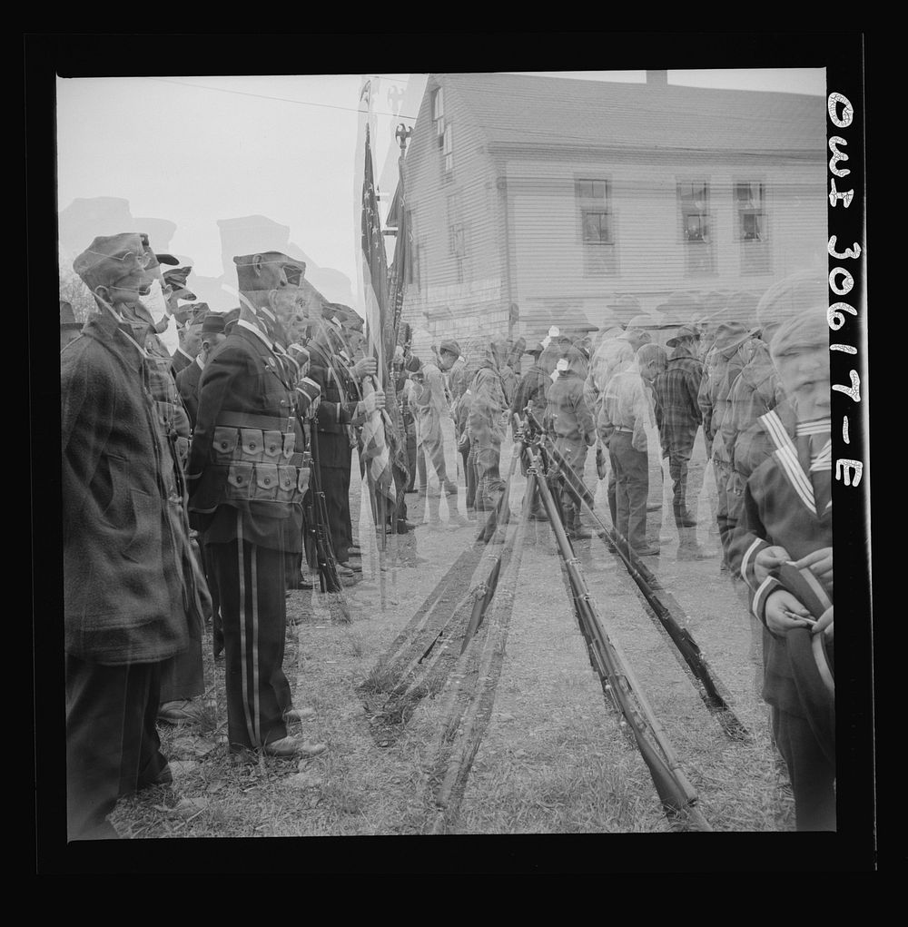 [Untitled photo, possibly related to: Ashland, Aroostook County, Maine. Memorial Day ceremonies]. Sourced from the Library…