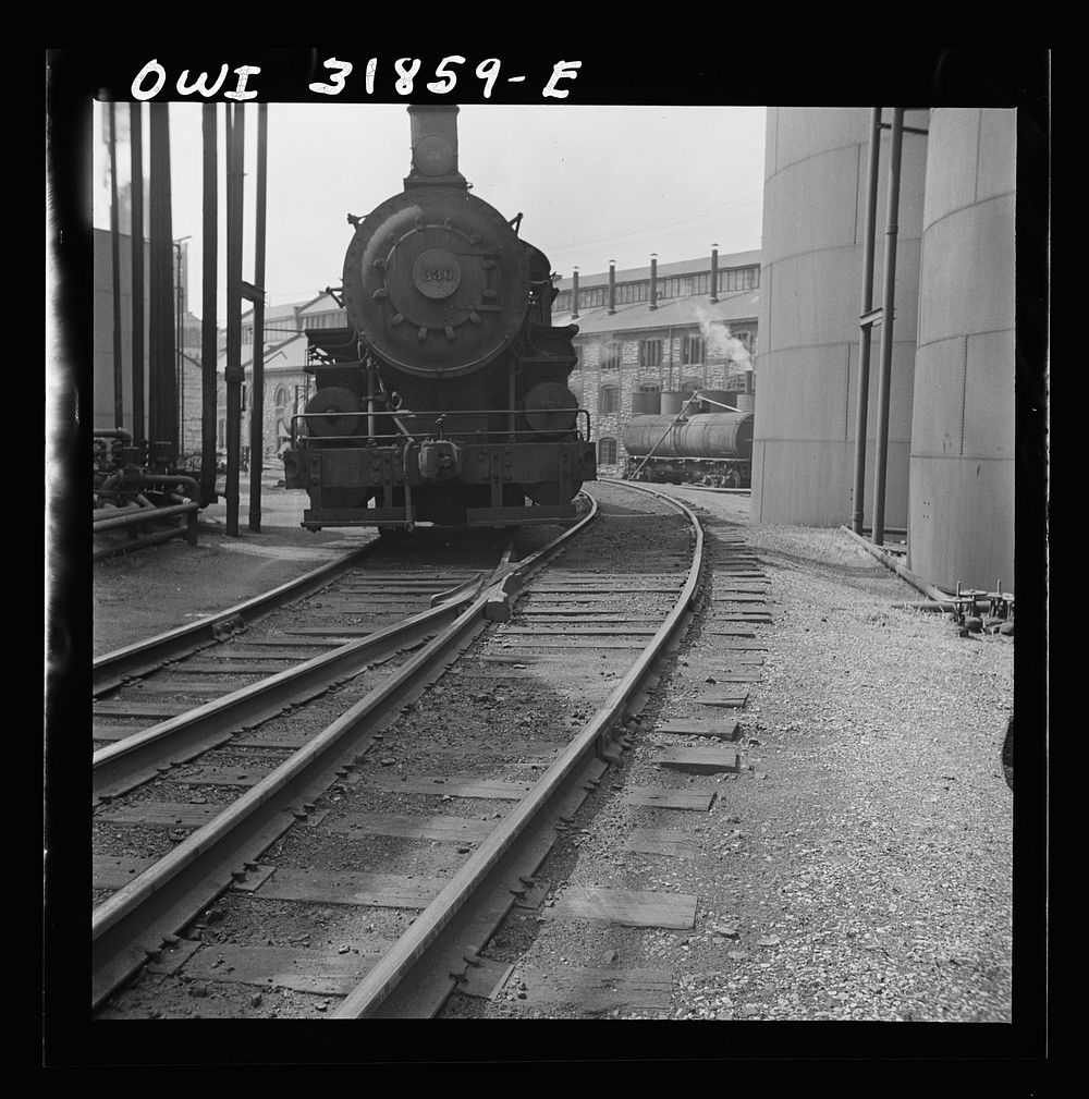 [Untitled photo, possibly related to: Proctor [i.e. Procter] and Gamble Distributing Company, Cincinnati, Ohio. Storage yard…