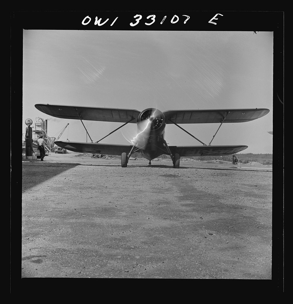 [Untitled photo, possibly related to: Bar Harbor, Maine. Civil Air Patrol base headquarters of coastal patrol no. 20. Ready…