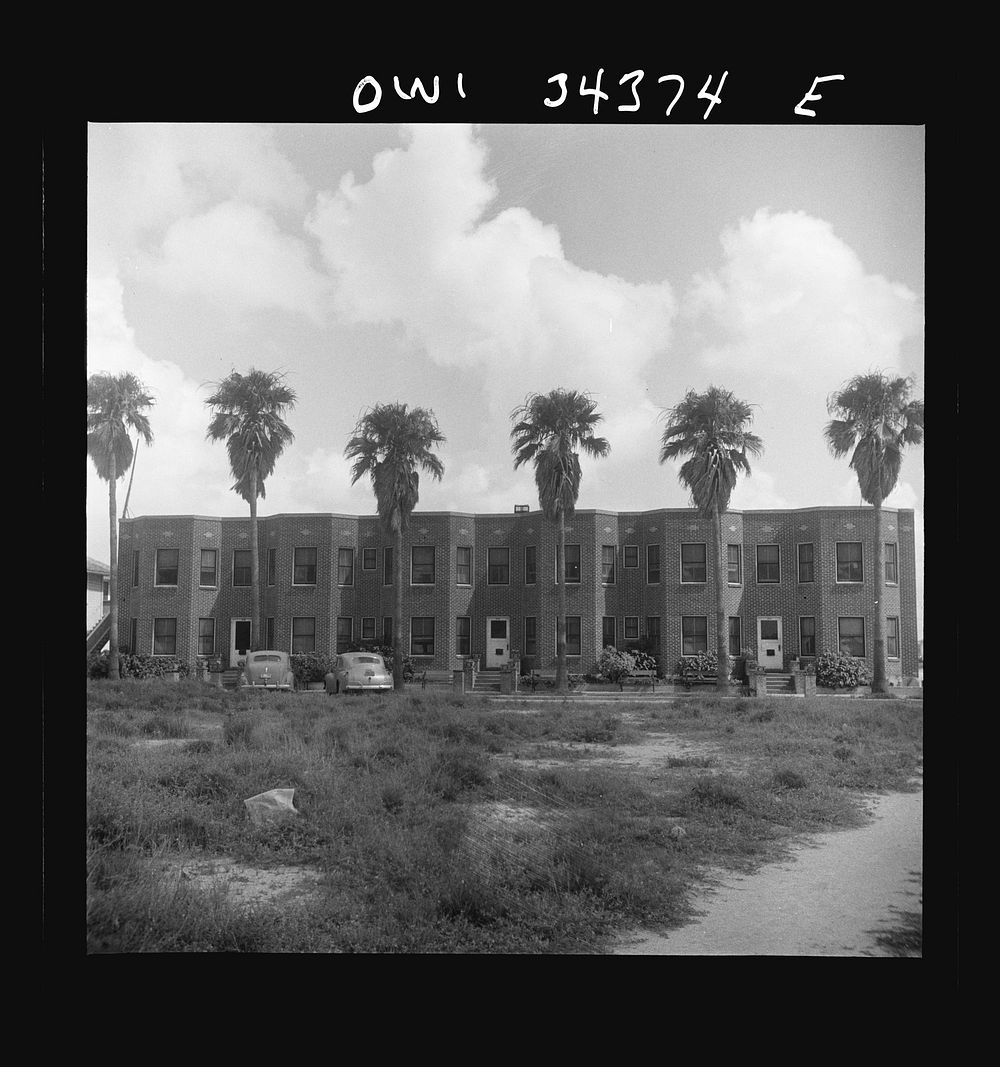 Corpus Christi, Texas. Apartment houses. Sourced from the Library of Congress.