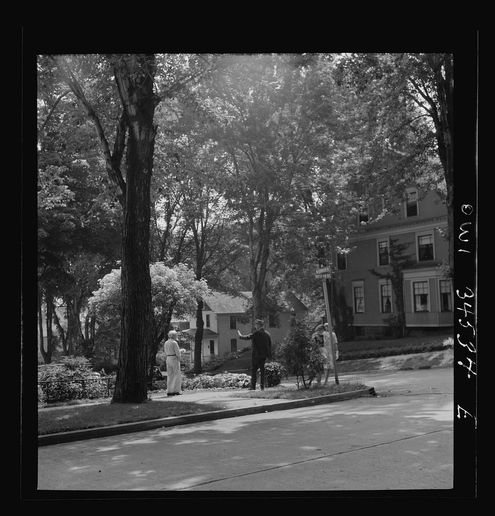 Oswego, New York. A street scene. Sourced from the Library of Congress.