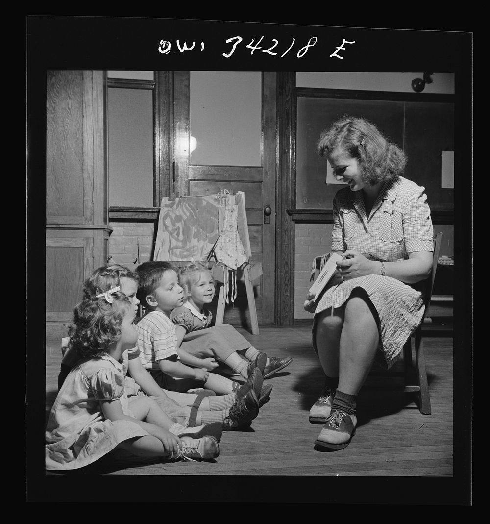 New Britain, Connecticut. A child care center opened September 15, 1942, for thirty children, ages two through five of…