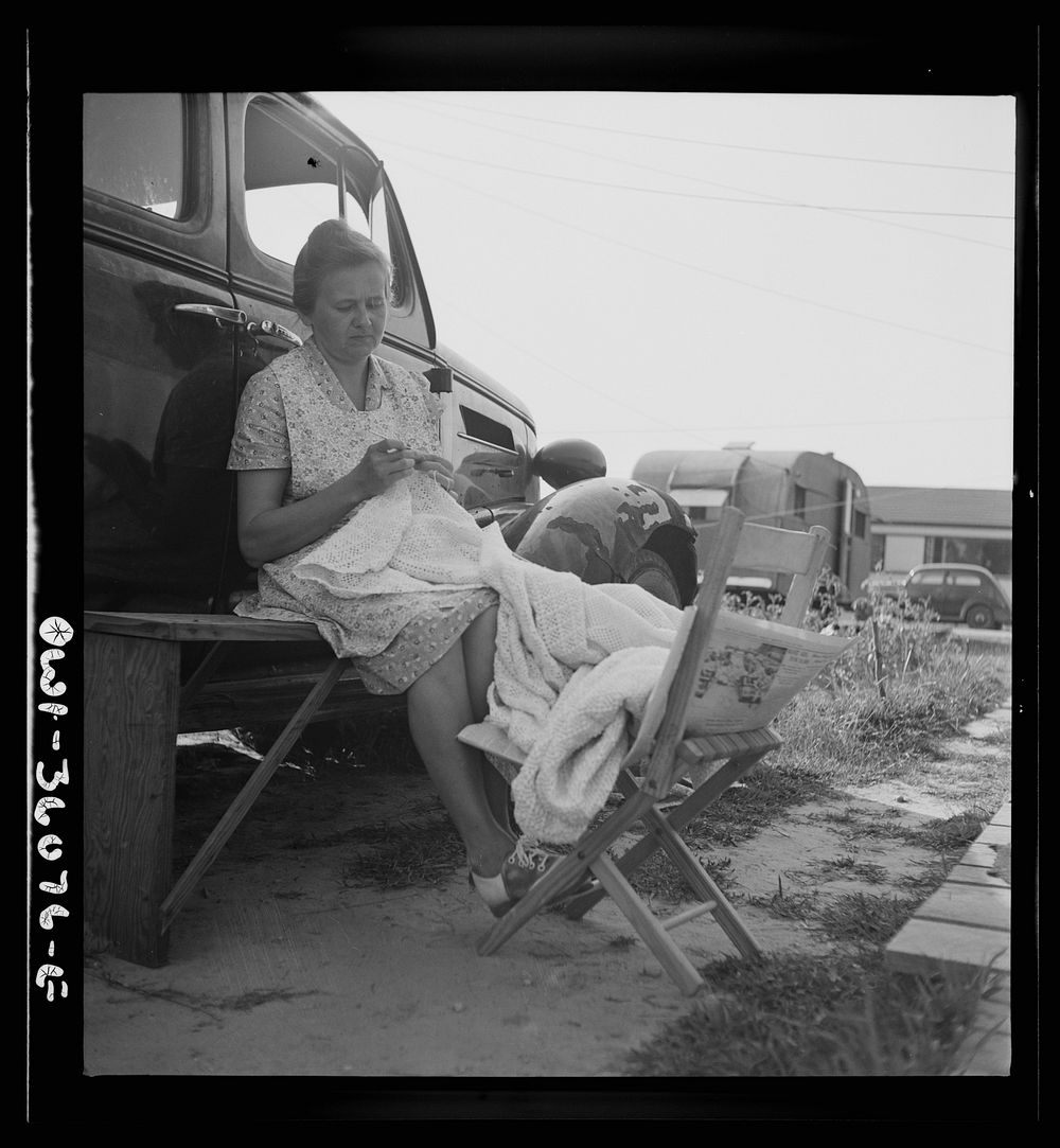 [Untitled photo, possibly related to: Middle River, Maryland. FSA (Farm Security Administration) housing project for the…
