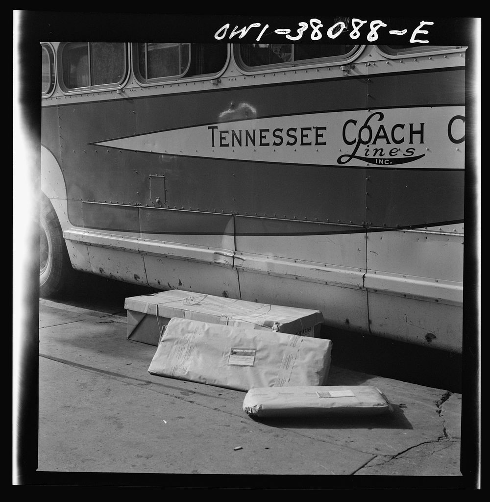 Bus trip from Knoxville, Tennessee, to Washington, D.C. Freight to be put on bus at small town near Knoxville. Sourced from…