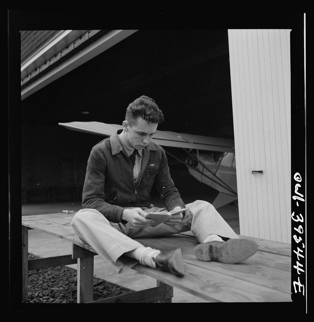 [Untitled photo, possibly related to: Frederick, Maryland. Walter Spangenberg, a student at Woodrow Wilson High School…