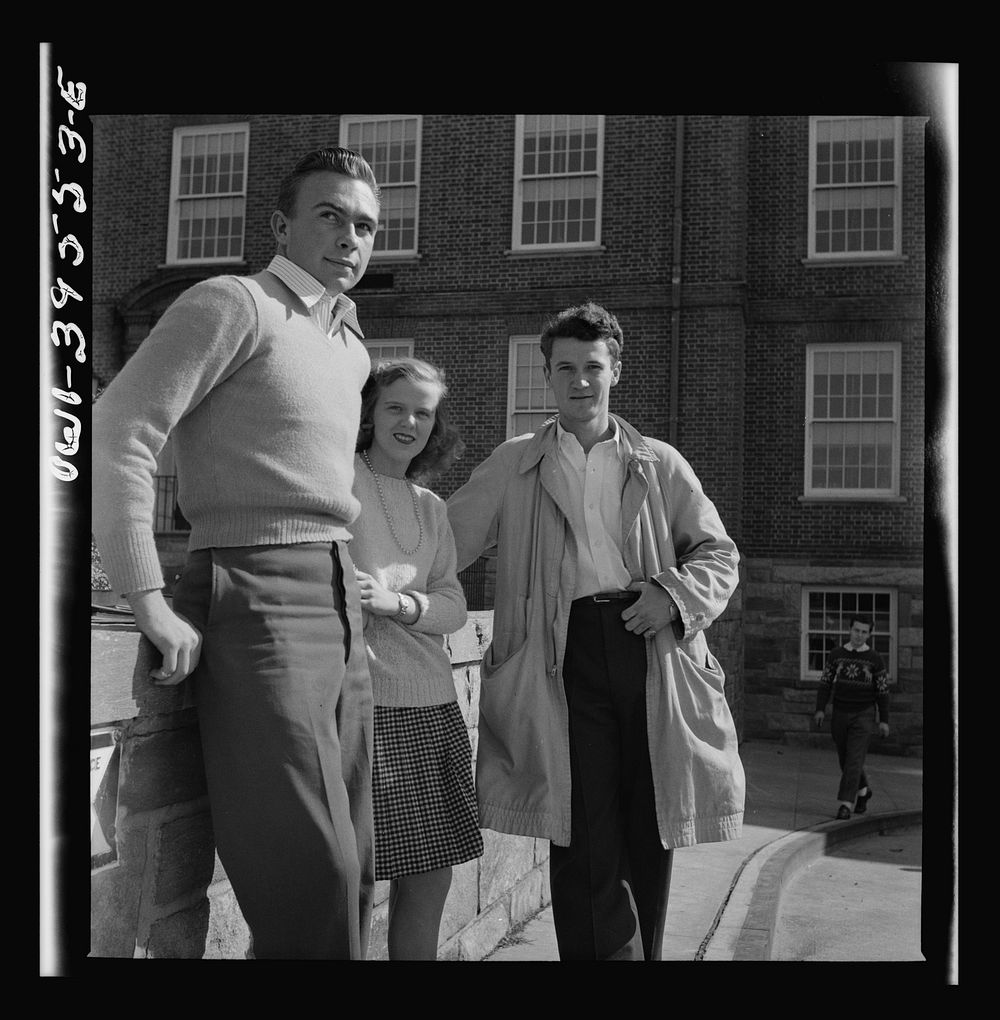 Washington, D.C. Students at Woodrow Wilson High School. Sourced from the Library of Congress.