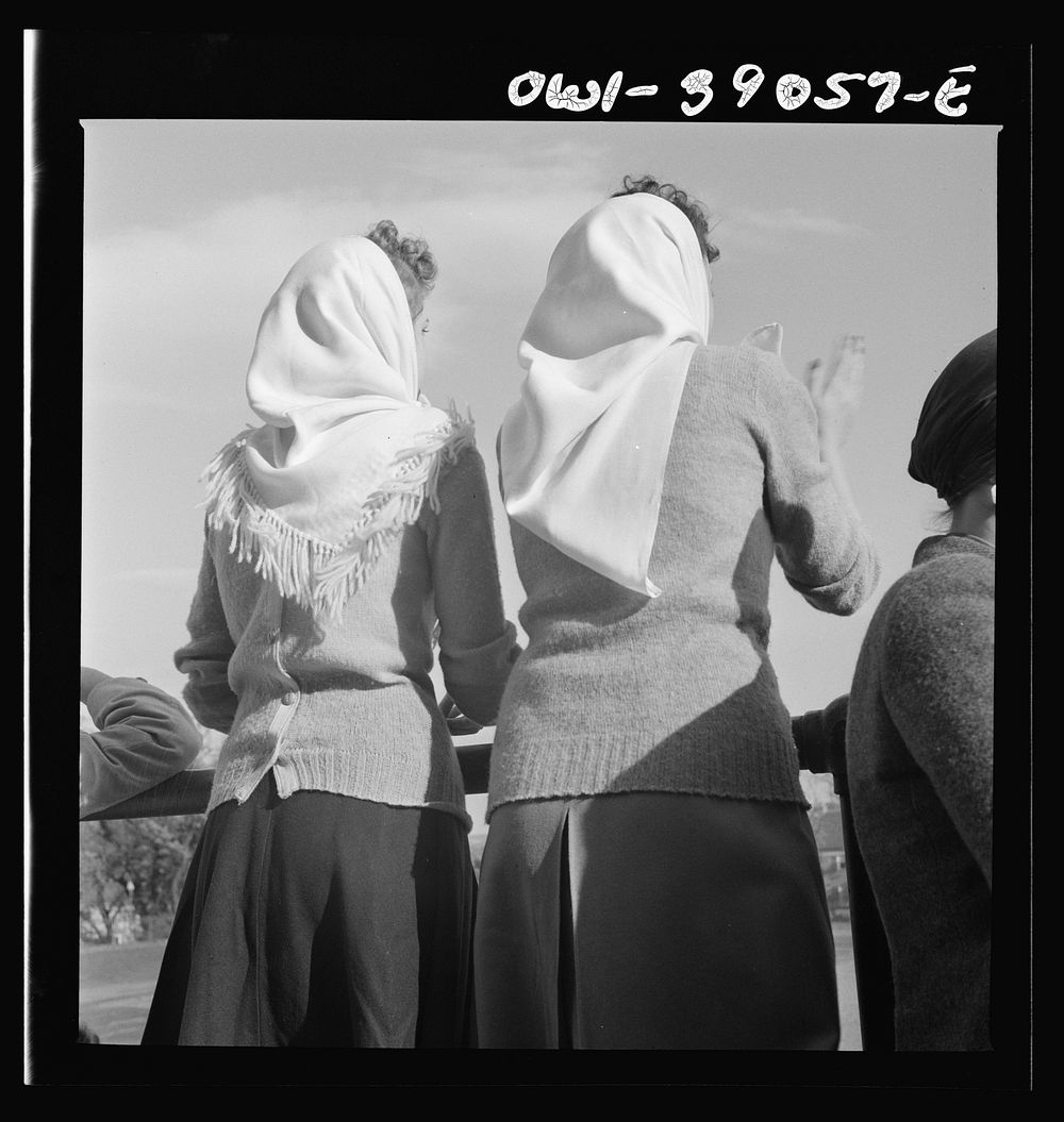 Washington, D.C. Student football fans at a game between Woodrow Wilson High School and Georgetown Preparatory School.…