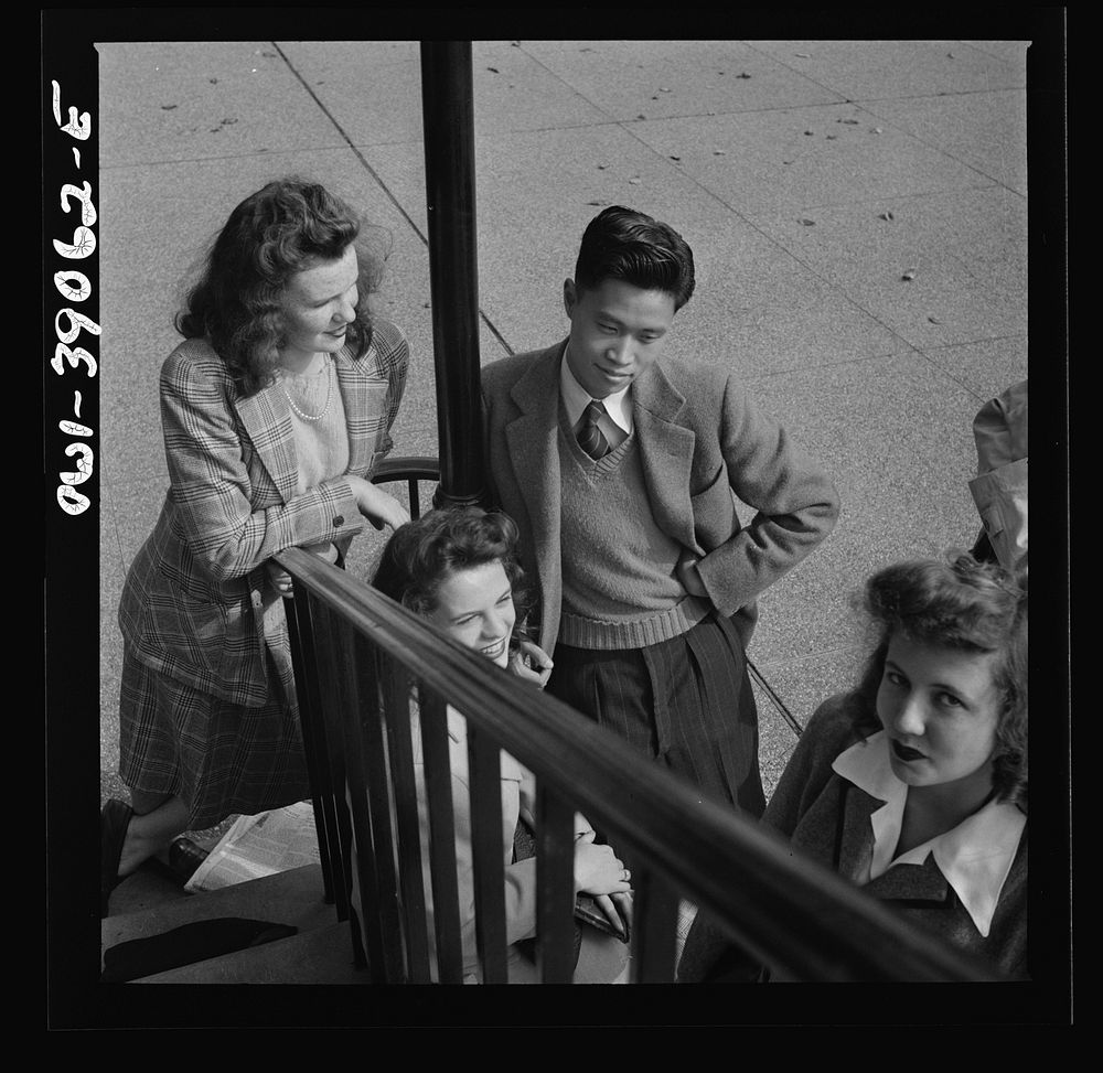 Washington, D.C. Students at Woodrow Wilson High School. Sourced from the Library of Congress.