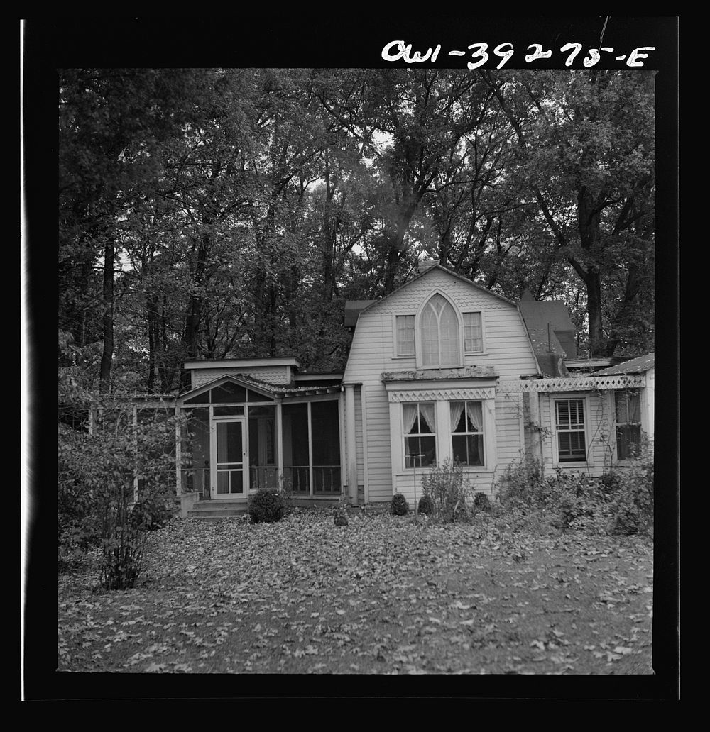 Washington, D.C. The home of Miss Norma Kale, a Woodrow Wilson High School English teacher. Sourced from the Library of…