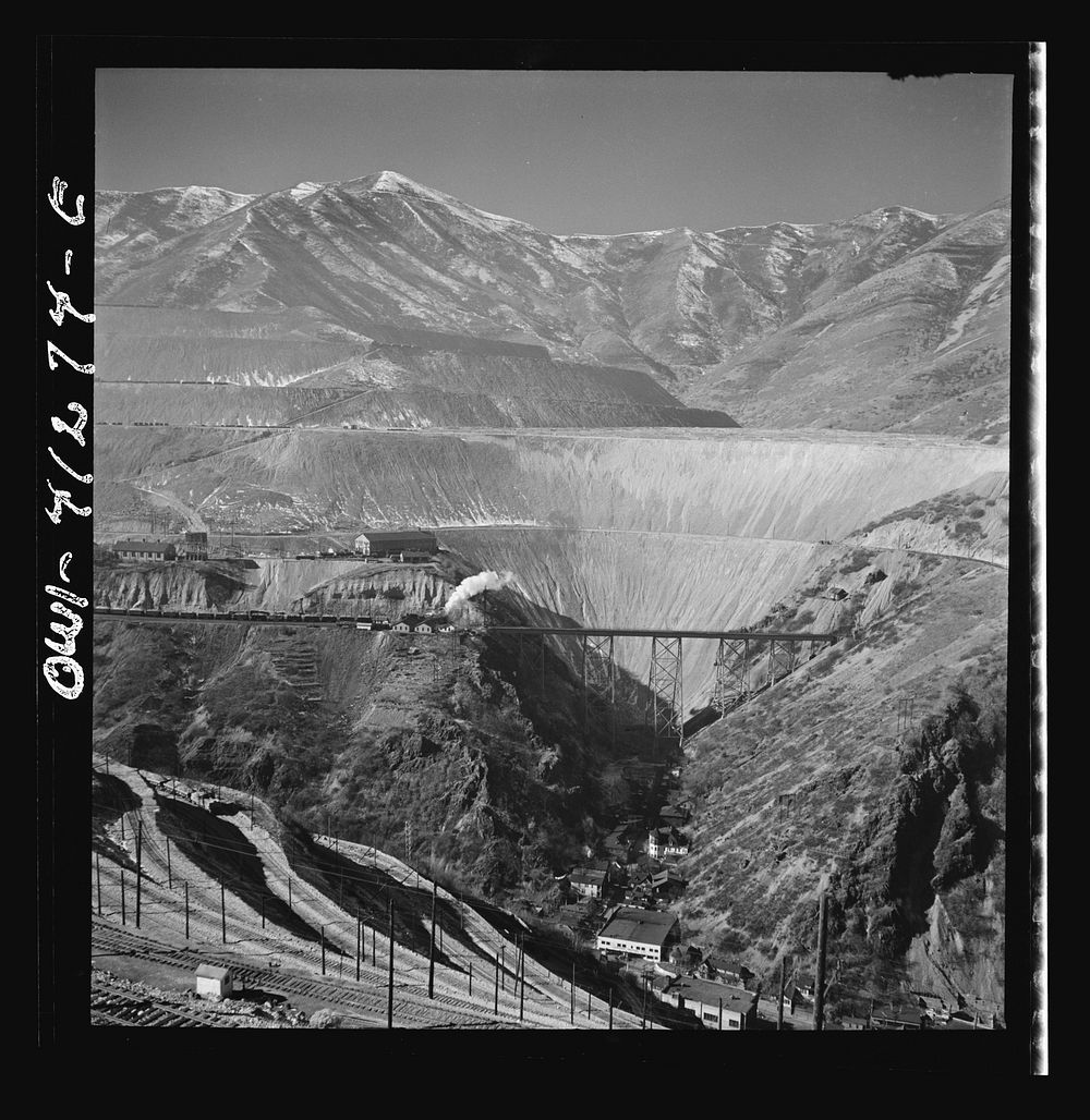 Bingham Canyon, Utah. Overall view | Free Photo - rawpixel