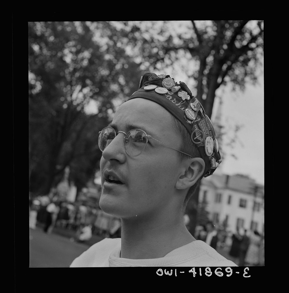 Southington, Connecticut. Members of the youth drum corps. Sourced from the Library of Congress.