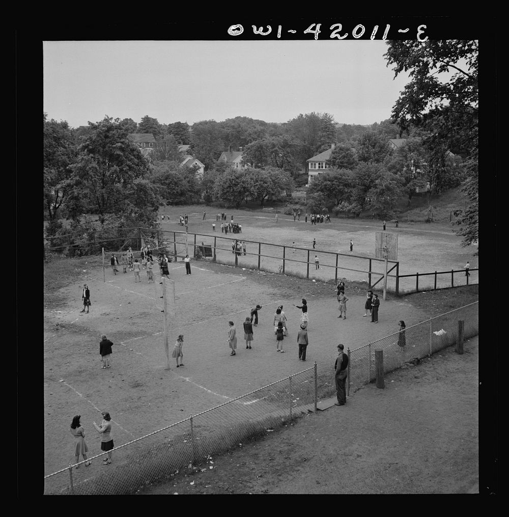Southington, Connecticut. Playground. Sourced from the Library of Congress.