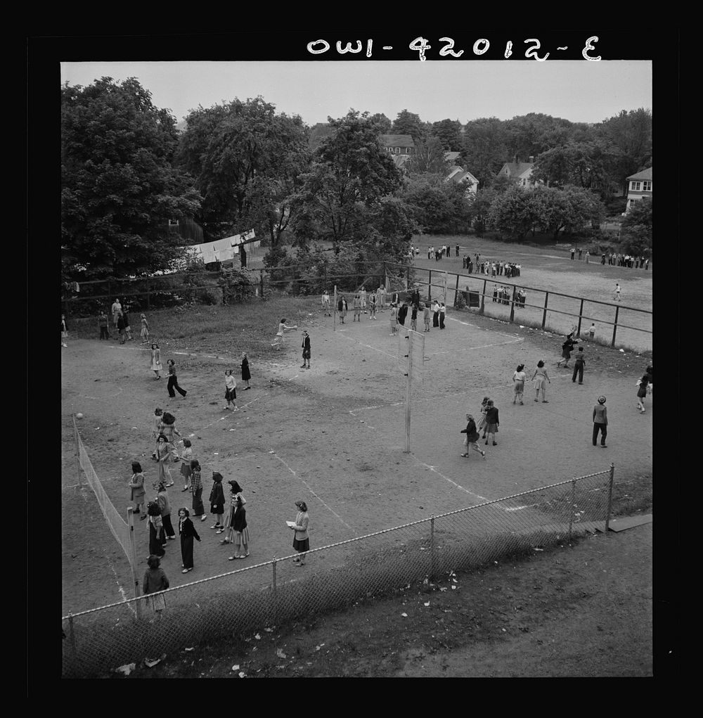 [Untitled photo, possibly related to: Southington, Connecticut. Playground]. Sourced from the Library of Congress.